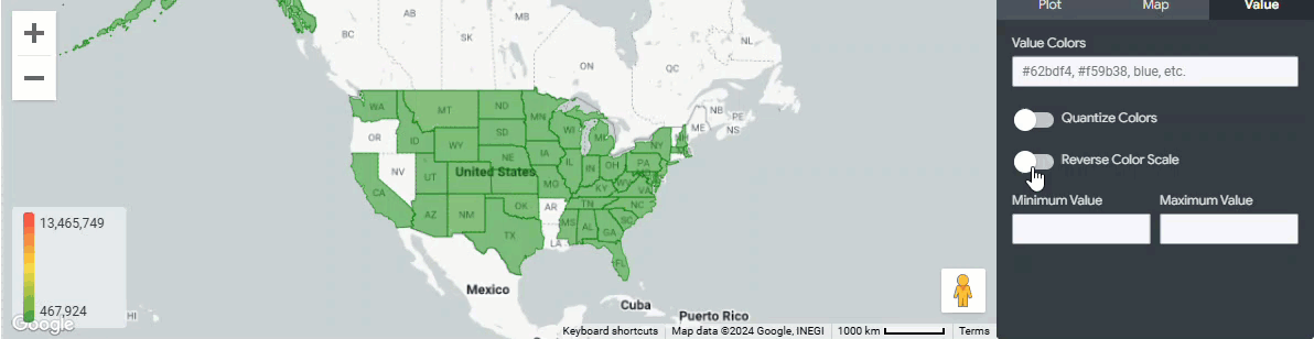 reverse color scale in value menu of a google map visualization123.gif