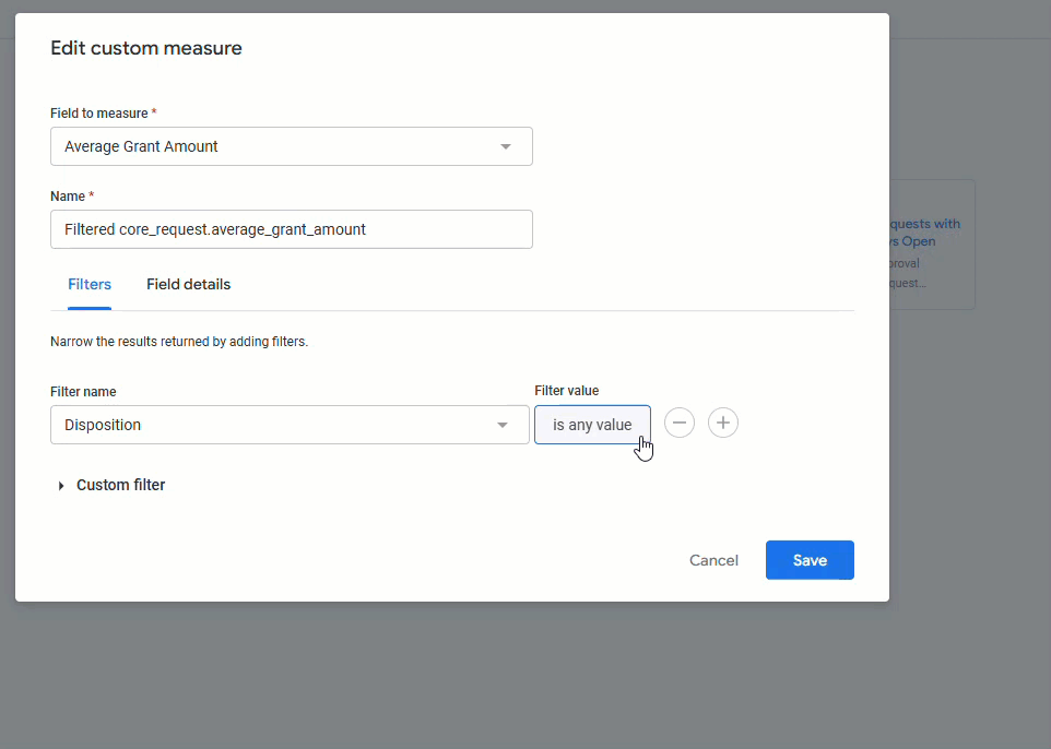 update filter value in edit custom measure modal of insights explore.gif