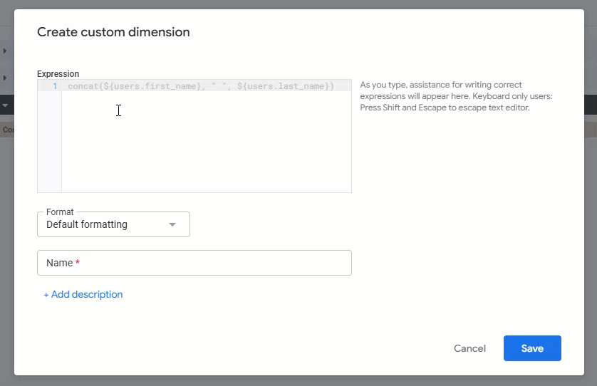 enter expression_create a custom dimension using an expression.gif