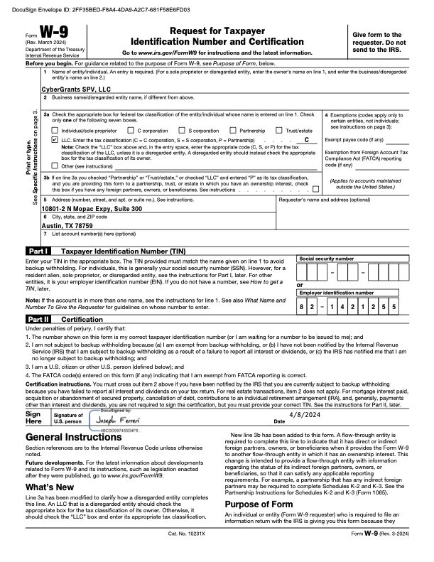 Form W-9 (Rev. March 2024).png