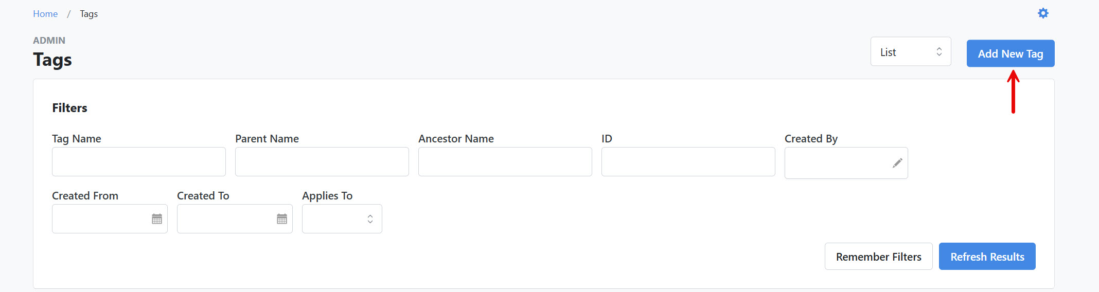 How do I create Tags?