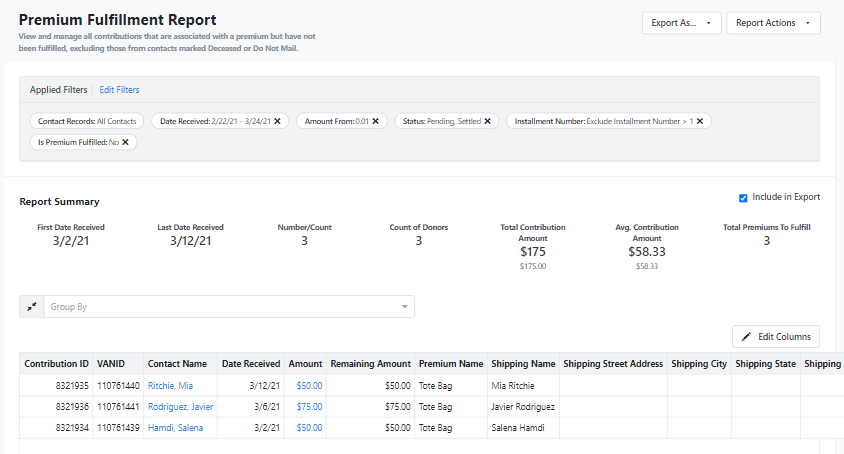 How to: Add a premium to your Contribution forms