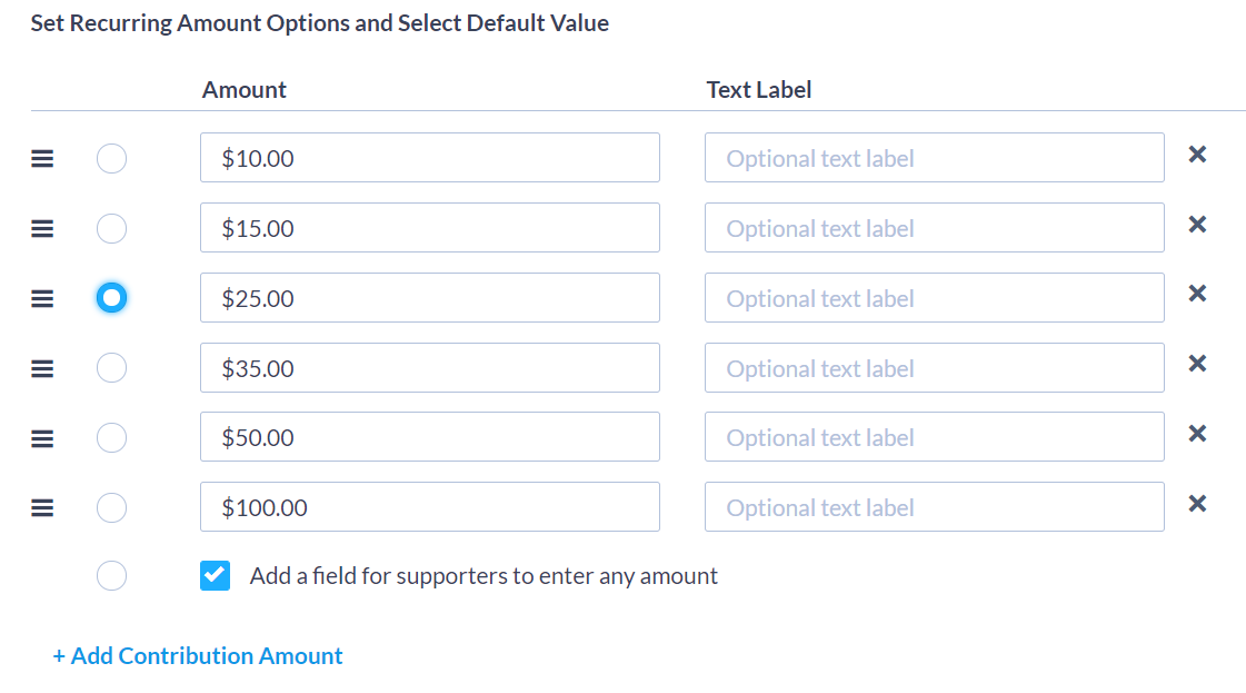 How do I create contribution forms?