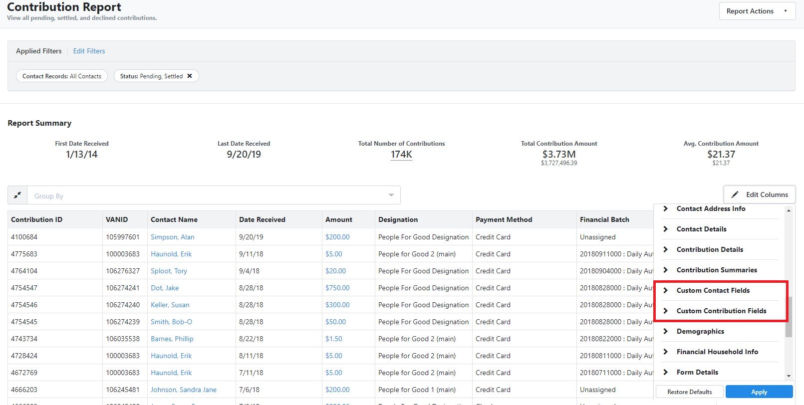 Feature Webinar: Custom Fields in EveryAction