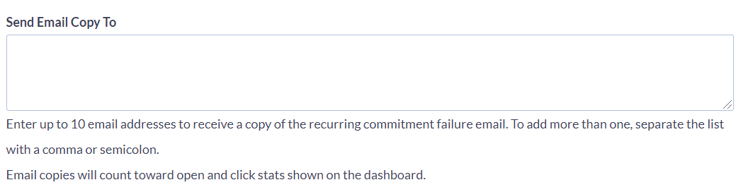 How to: Set up Triggered Emails for Recurring Commitment Failure