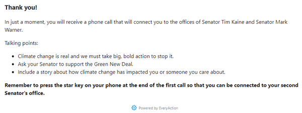 How to: Create and use Click-to-Call advocacy forms