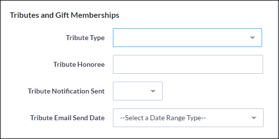 How to: Add and track Tribute Gifts