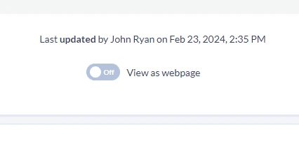 How to: Enable View Email as Web Page