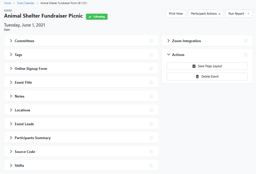 How to: View and share scheduled events using the Calendar and Event List