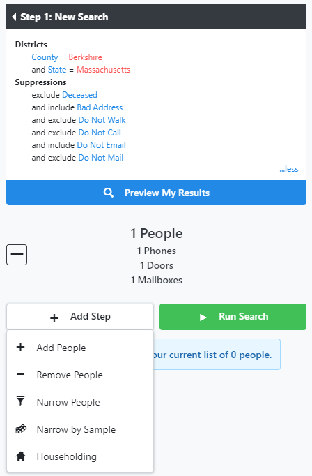 FAQ: Multi-Step Searching