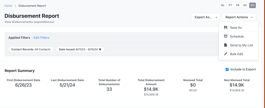 How to: Add and manage disbursements