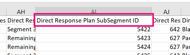 How to: Perform a Direct Response Plan mail matchback
