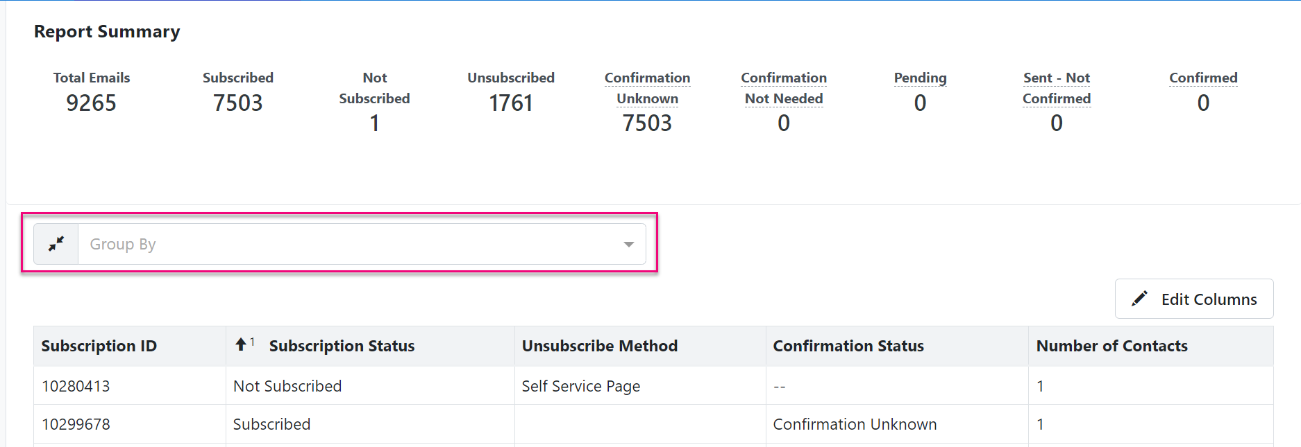 How to: Manage email subscriptions for Targeted Email