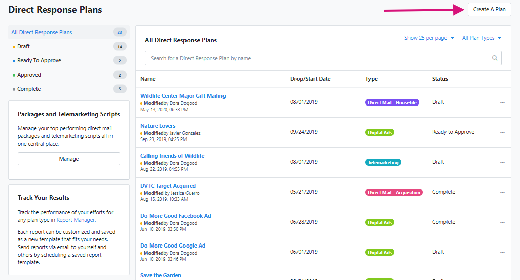 How to: Create a Direct Response Plan