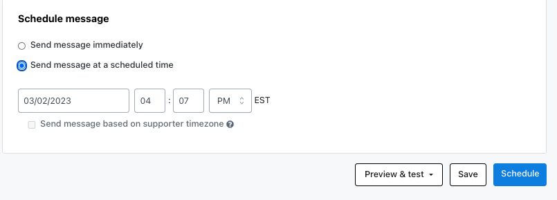 How to: Create and send A/B testing Mobile Messages